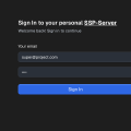 Control Panel for Open SSP Server — Basic Version in Development